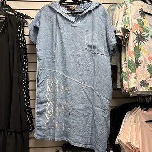 NWT CHARLIE B LINEN DRESS